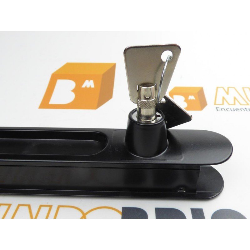 Cierre de embutir con llave BAM para ventanas correderas de aluminio