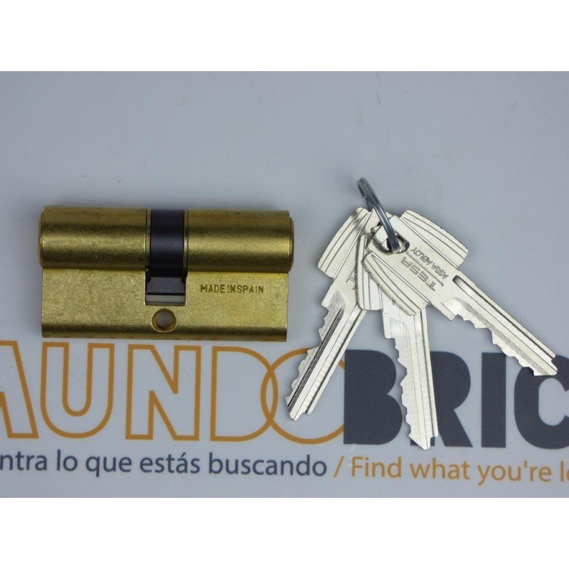 Cilindro TESA 5200 30x45 Latón Leva corta Cilindro TESA 5200 30x45 Latón Leva corta