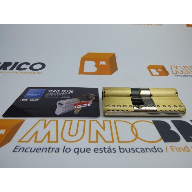 Cilindro alta seguridad tesa tk100 antibumping,